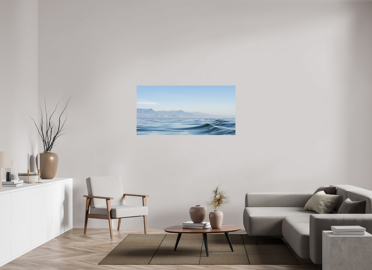 140 x 70 cm, Photo Print On Fuji Crystal DP II Still water are deep.