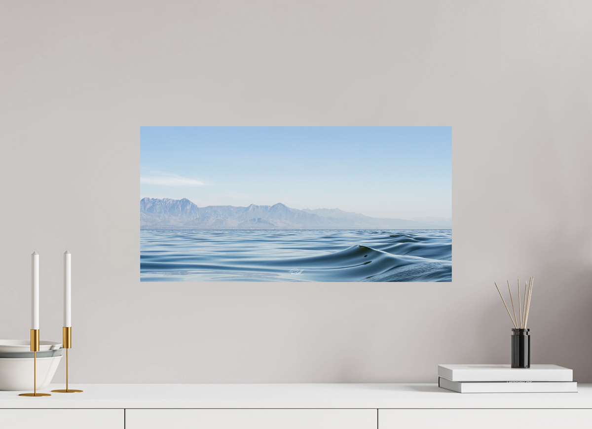 60 x 30 cm, Photo Print On Fuji Crystal DP II Still water are deep.