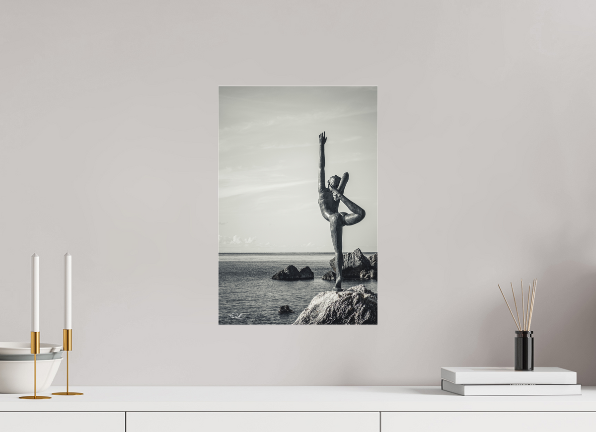 30 x 45 cm, Photo Print Under Acrylic Glass Budva Dancing Girl