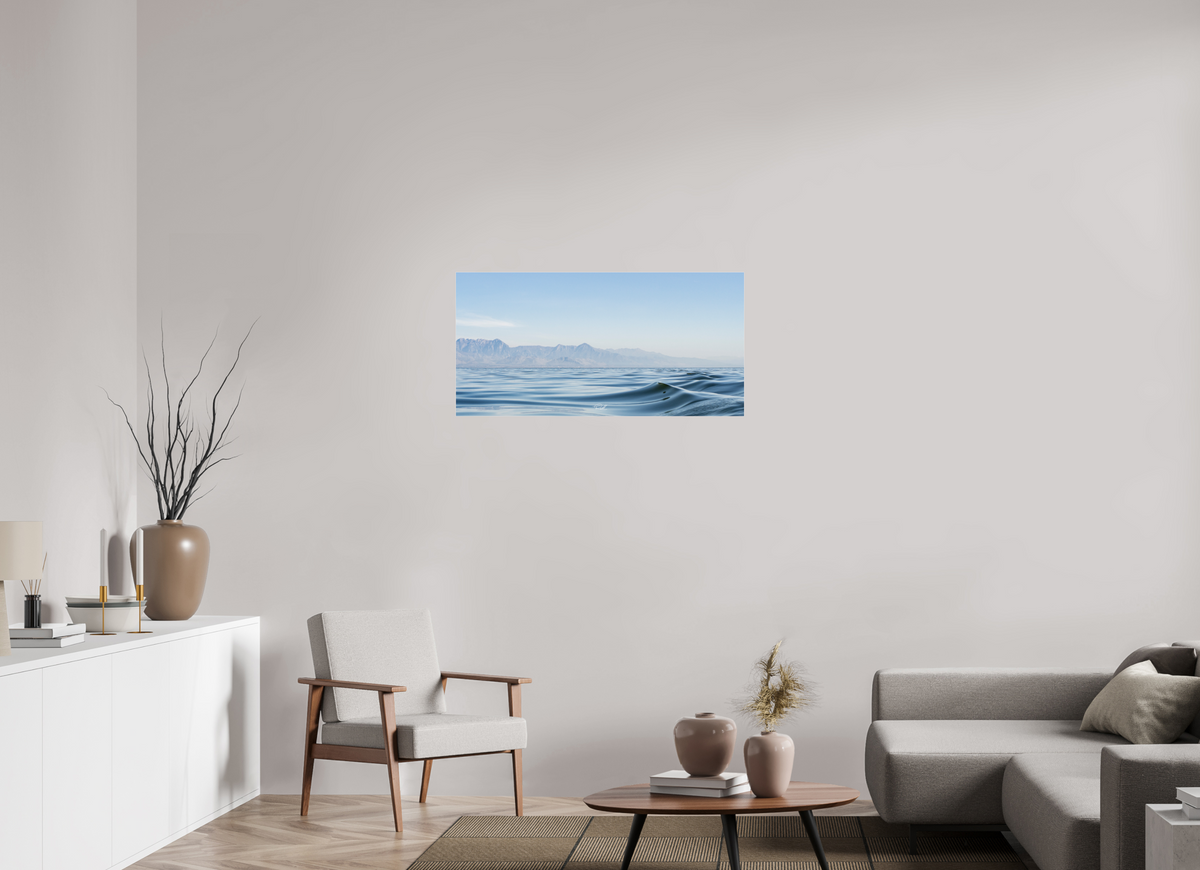 100 x 50 cm, Photo Print Under Acrylic Glass Still water are deep.