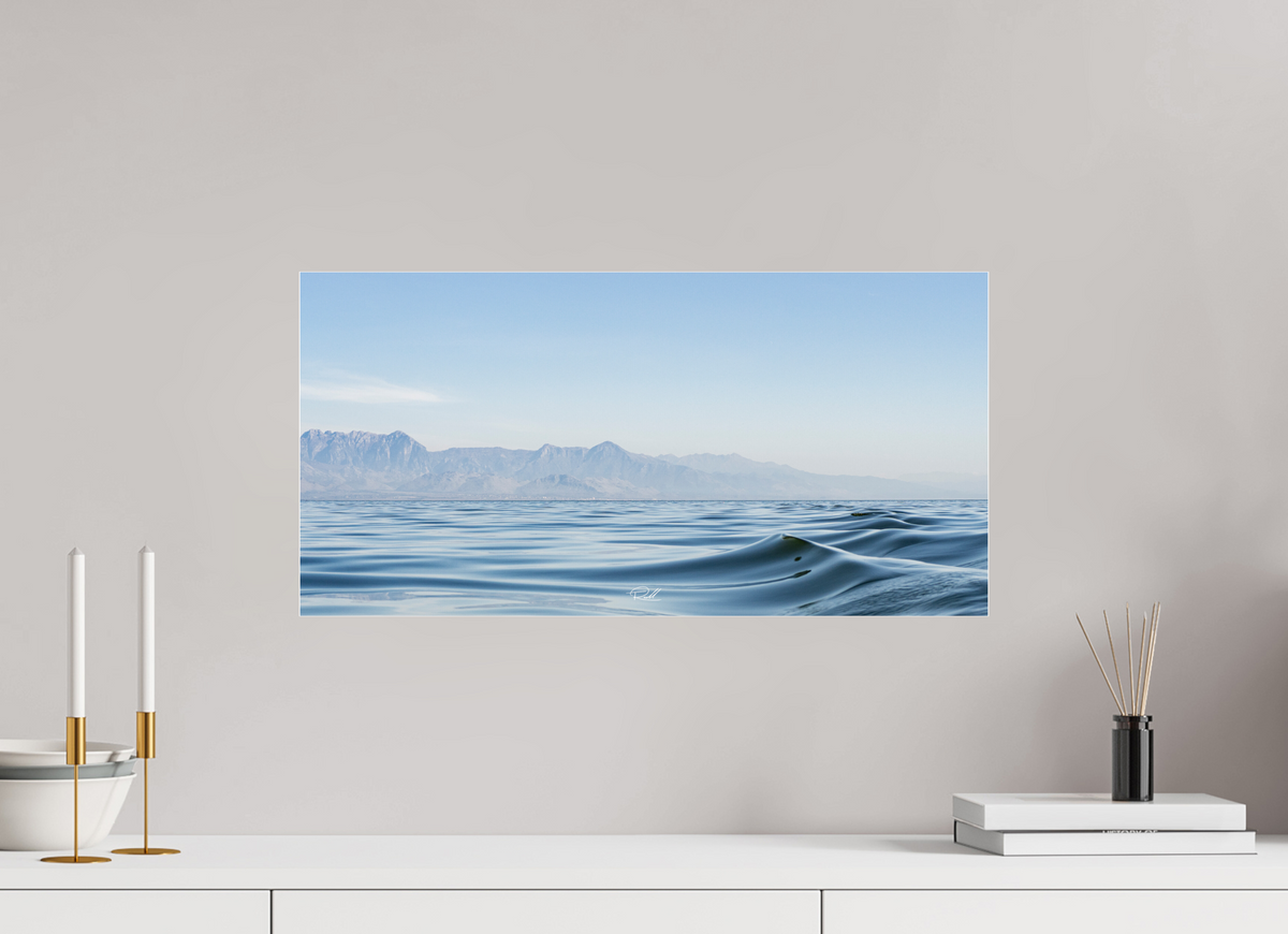 60 x 30 cm, Photo Print Under Acrylic Glass Still water are deep.