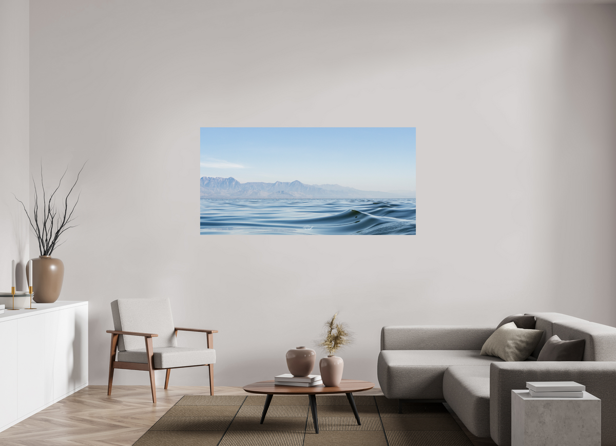 180 x 90 cm, Photo Print On Fuji Crystal DP II Still water are deep.