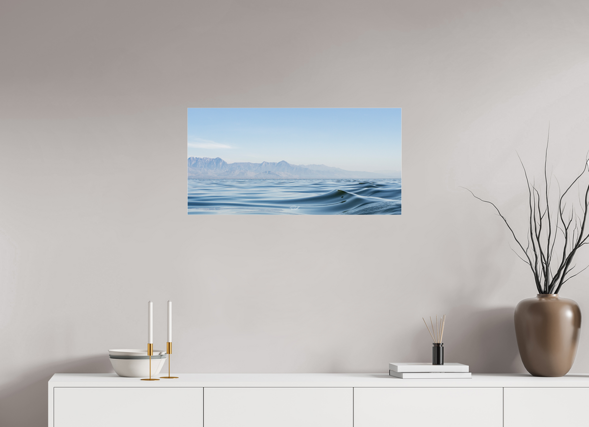 80 x 40 cm, Photo Print Under Acrylic Glass Still water are deep.